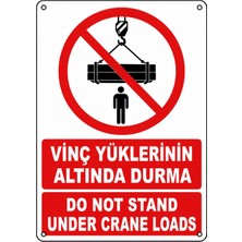 Ti Play Vinç Yüklerinin Altında Durma 35X50CM Pvc Isg Levha