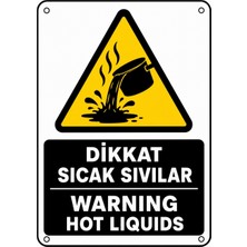 Ti Play Dikkat Sıcak Sıvılar 35X50CM Pvc Isg Levha