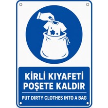 Ti Play Kirli Kıyafeti Poşete Kaldır 21X30CM Pvc Isg Levha