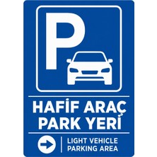 Ti Play Hafif Araç Park Yeri 21X30CM Pvc Isg Levha