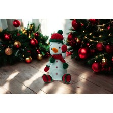 Liva Atelier El Yapımı Amigurumi Örgü Kardan Adam Oyuncak