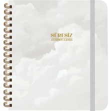 Keskin Color 19 x 21 Spiralli Süresiz Akademik Ajanda - Bulut
