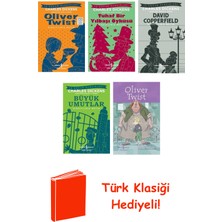 İş Bankası Kültür Yayınları Charles Dickens 5 Kitap Seti + Türk Klasiği Hediye