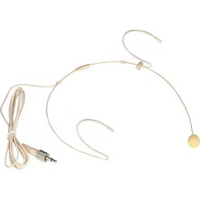Feyel Kablosuz Mikrofonlar Için Yedek Ten Rengi Headset Kafa Mikrofonu-3.5 mm Yüzüklü Wh-7