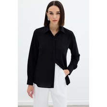 Sateen Saten-Klasik Gömlek
