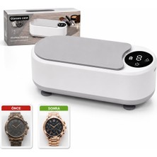 Multizone Dijital Ekranlı Ultrasonik Takı Temizleme Makinesi Gözlük Temizleme Cihazı Derin Temizleme Kablosuz Şarjlı