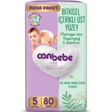 Canbebe Bebek Bezi Mega Paket Junior 80'li