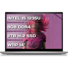 Dell Insprion 5420 İ542010040U11 I5 1235U 8gb Ddr4 2tb M.2 SSD W11P 14" Fhd Taşınabilir Bilgisayar