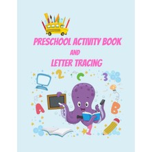 Mey İthalat Wonderful Preschool Activity Book And Letter Tracing, Large Size 8.5X11 Inches