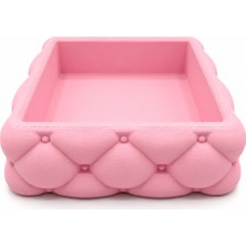 Yapı3D Kapitone Desenli Çok Amaçlı Düzenleyici Kutu | Masaüstü Organizer | Kozmetik ve Banyo Düzenleyici