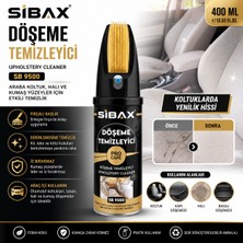 Sibax Döşeme Temizleyici Araba Otomobil Koltuk Temizleme Halı Kumaş Için Iz Bırakmaz 400 ml Kod: SB9500
