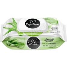 2 Adet Papilion Islak Havlu 100 Lü Aloe Vera