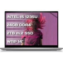 Dell Insprion 5420 İ542010040U11 I5 1235U 24GB Ddr4 2tb M.2 SSD W11P 14" Fhd Taşınabilir Bilgisayar