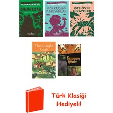 İş Bankası Kültür Yayınları Rudyard Kipling 5 Kitap Seti + Türk Klasiği Hediye