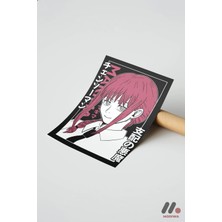 Modiwa Design Chainsaw Man Makima Anime Poster, Çerçevesiz Yüksek Kalite Duvar Afişi - Anime Severlere Özel Hediye