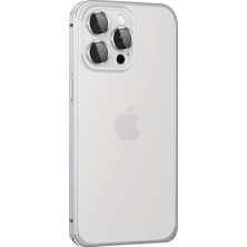 Aesco Joko Apple Iphone 15 Pro Max Metal Bumper Mat Kapak - Gümüş