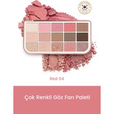Fwee More Mood Eye Shadow Palette 04 Red