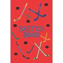 Mey İthalat Sketch Book: Colorful Hockey Stick Sketch Pad For Kids, 120 Pages For Drawing, Sketching And Doodling.