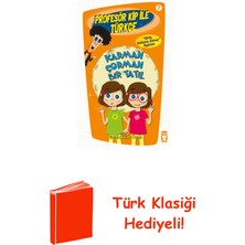 Timaş Çocuk Profesör Kip ile Türkçe 7 - Karman Çorman Bir T... + Türk Klasiği Hediye