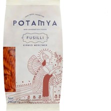 Potamya Kırmızı Mercimek Fusilli 240 gr