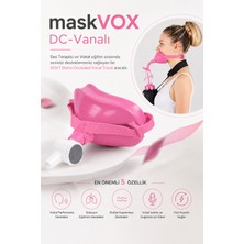 Tagesan Maskvox Dc-Vanalı Pembe Ses Maskesi Seti – Sovt Ses Terapisi, Vokal Egzersiz ve Konuşma-Şarkı Söyleme Maskesi