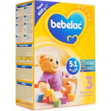 Bebelac 3 Devam Sütü 400 gr 9-12 Ay (4 Adet)