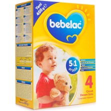 Bebelac 4 Çocuk Devam Sütü 400 gr 1+ Yaş (5 Adet)