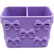 Yapı3D Makyaj Fırçası Organizeri | Çok Bölmeli Kozmetik Düzenleyici | Masaüstü Organizer | Fırça, Kalem