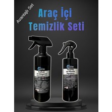 EngCar Care Torpido Plastik Parlatıcı 400ml ve Döşeme Koltuk Temizleyici 500ml  Set - Yüksek Kalite
