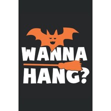 Mey İthalat Halloween Bat: Dot Grid Jounal Todo Exercise Book Or Diary 6" x 9" (15.24 x 22.86 Cm) 120 Pages