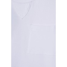 United Colors Of Benetton Erkek Çocuk Beyaz T-Shirt BNT-B21405