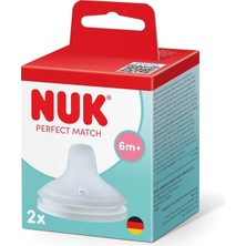 Nuk Pm Eğitici Alıştırma Bardağı Yedek Uç, 2'li (4 Adet)