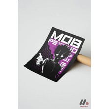 Modiwa Design Mob Psycho Shigeo Poster, Çerçevesiz Yüksek Kalite Duvar Afişi - Anime Severlere Özel Hediye