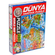 Aesco 7375 Dünya Kültür Haritası Puzzle -Totteriq