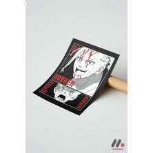 Modiwa Design Tokyo Revengers Draken Poster Yüksek Kalite Duvar Afişi - Anime Severlere Özel Hediye