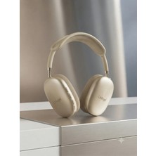 Linkage Aura Akse Pro Max Wireless Kulak Üstü Kulaklık - Bej / Kablosuz Stereo Kulaklık