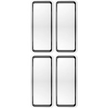 Kittiwake Home Life 4 Adet Gümüş Dar Dikdörtgen Metal Sunum Tepsisi 33X13 cm – Paslanmaz Çelik Düz Çay Kahve Tatlı Ikram Tepsisi Seti