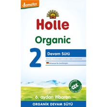 Holle Organik 2 Bebek Devam Sütü 600 gr +6 Ay (2 Adet)