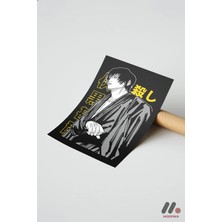 Modiwa Design Jujutsu Kaisen Fushiguro Poster, Çerçevesiz Yüksek Kalite Duvar Afişi - Anime Severlere Özel Hediye
