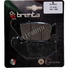 Tvr Brenta Organik Ft 3151 Fren Balata 431-208 - Honda - Cf Moto Grubu