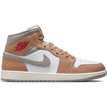 Nike Air Jordan 1 Mid 'hemp' Erkek Basketbol Ayakkabısı  BQ8426-200 Pasha Giyim