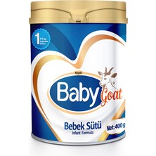 Baby Goat 1 Keçi Sütlü Bebek Sütü 400 gr 0-6 Ay (4 Adet)