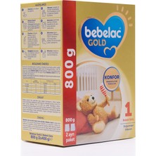 Bebelac Gold 1 Bebek Sütü 800 gr 0-6 Ay (2 Adet)