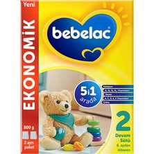 Bebelac 800 gr 2 Numara Devam Sütü (2 Adet)