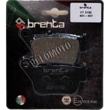 Tvr Brenta Organik Ft 3150 Xmax Arka Fren Balata - 431-207