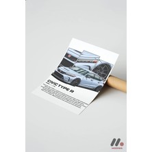 Modiwa Design Honda Civic Type R Jdm Poster Yüksek Kalite Duvar Afişi - Oto Severlere Özel Hediye