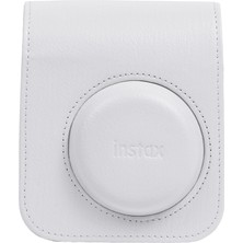 Fujifilm Instax Mini 13 Uyumlu Deri Çanta, Clay White