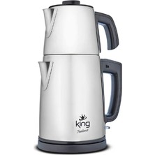 King Tealuxe Kcm334 Çelik Çay Makinesi