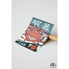 Modiwa Design Naruto Kurbağa Çağırma Poster, Çerçevesiz Yüksek Kalite Duvar Afişi - Anime Severlere Özel Hediye