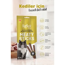 Reflex Plus Meaty Sticks Av Hayvanı Ve Kaz Etli Çubuk Yetişkin Kedi Ödül Maması 3x5 g